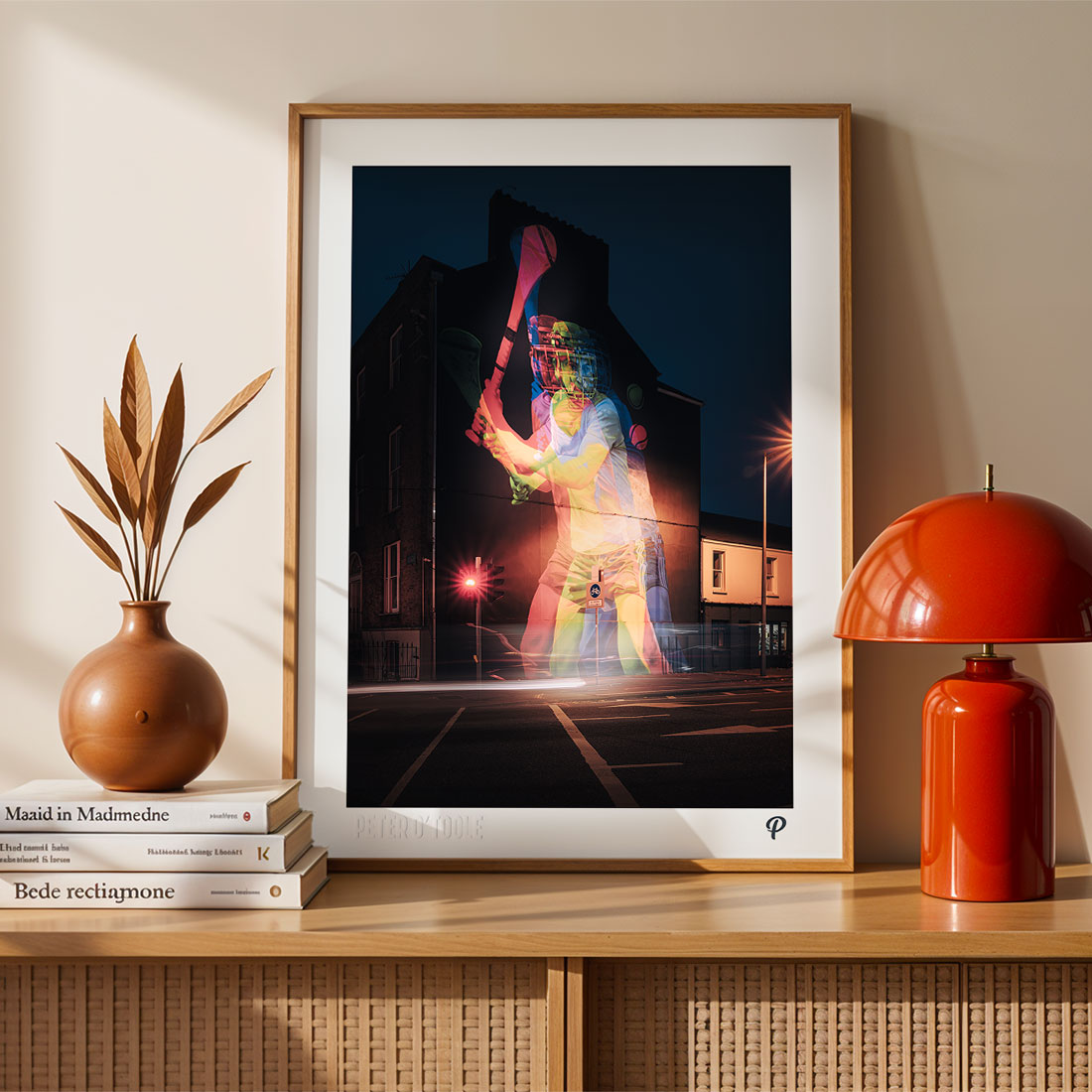 Aches Hurling Mural on Angelsea Street Print