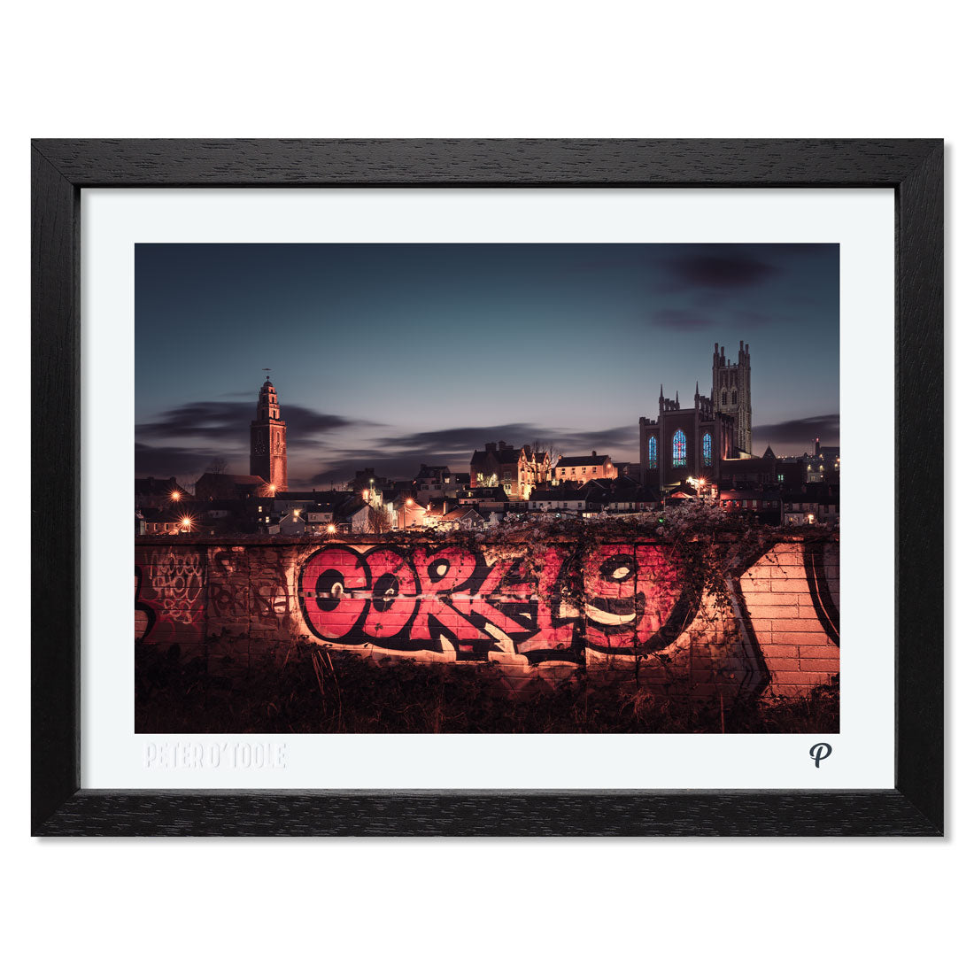 Faithfully Cork Print (Framed)