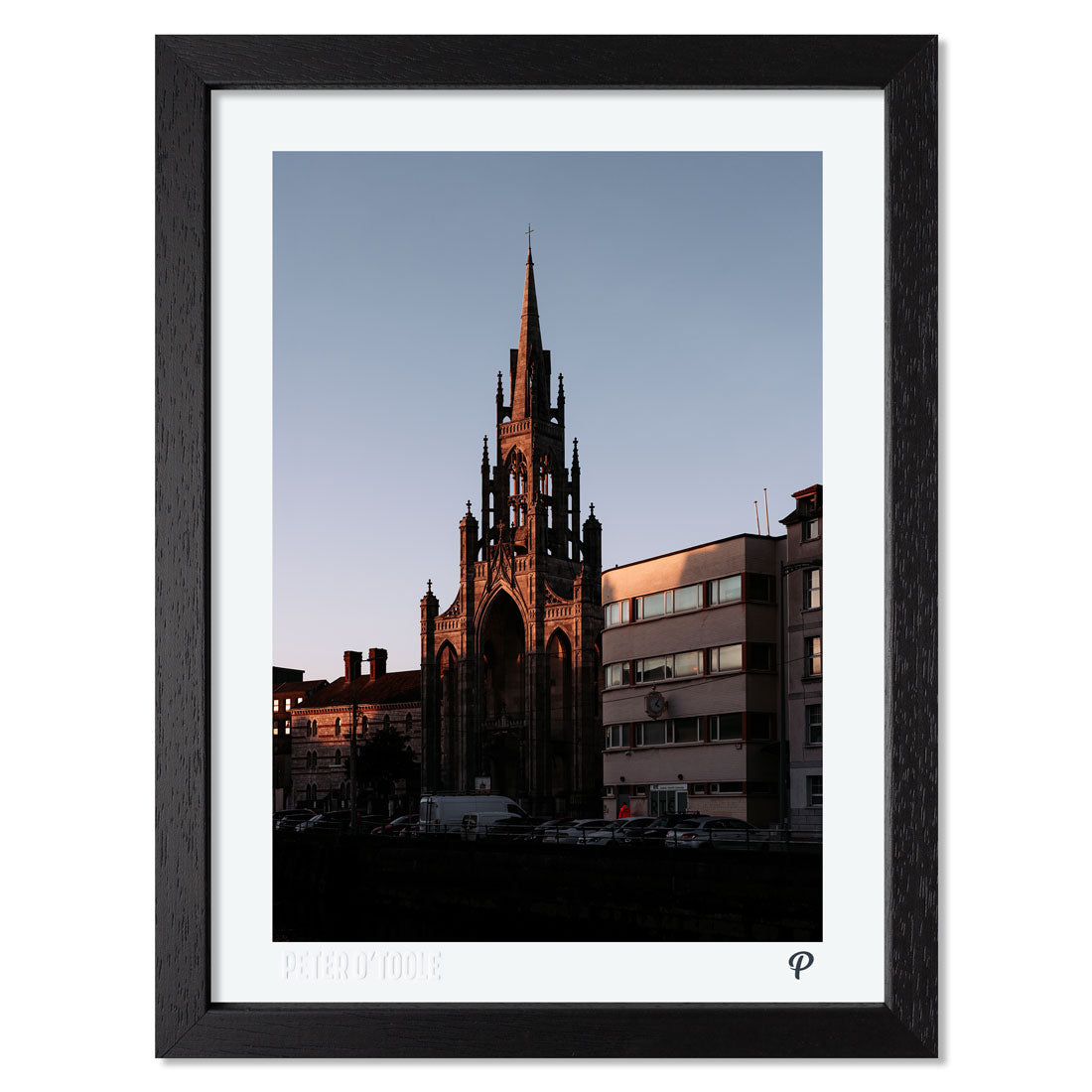 Father Matthew's Quay Last Light Print (Framed)
