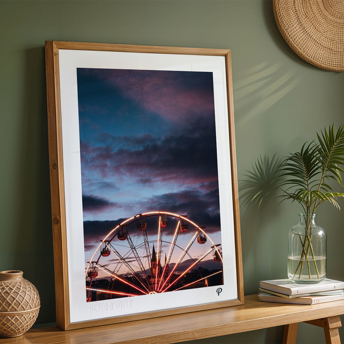 Glowing Around & Around Print