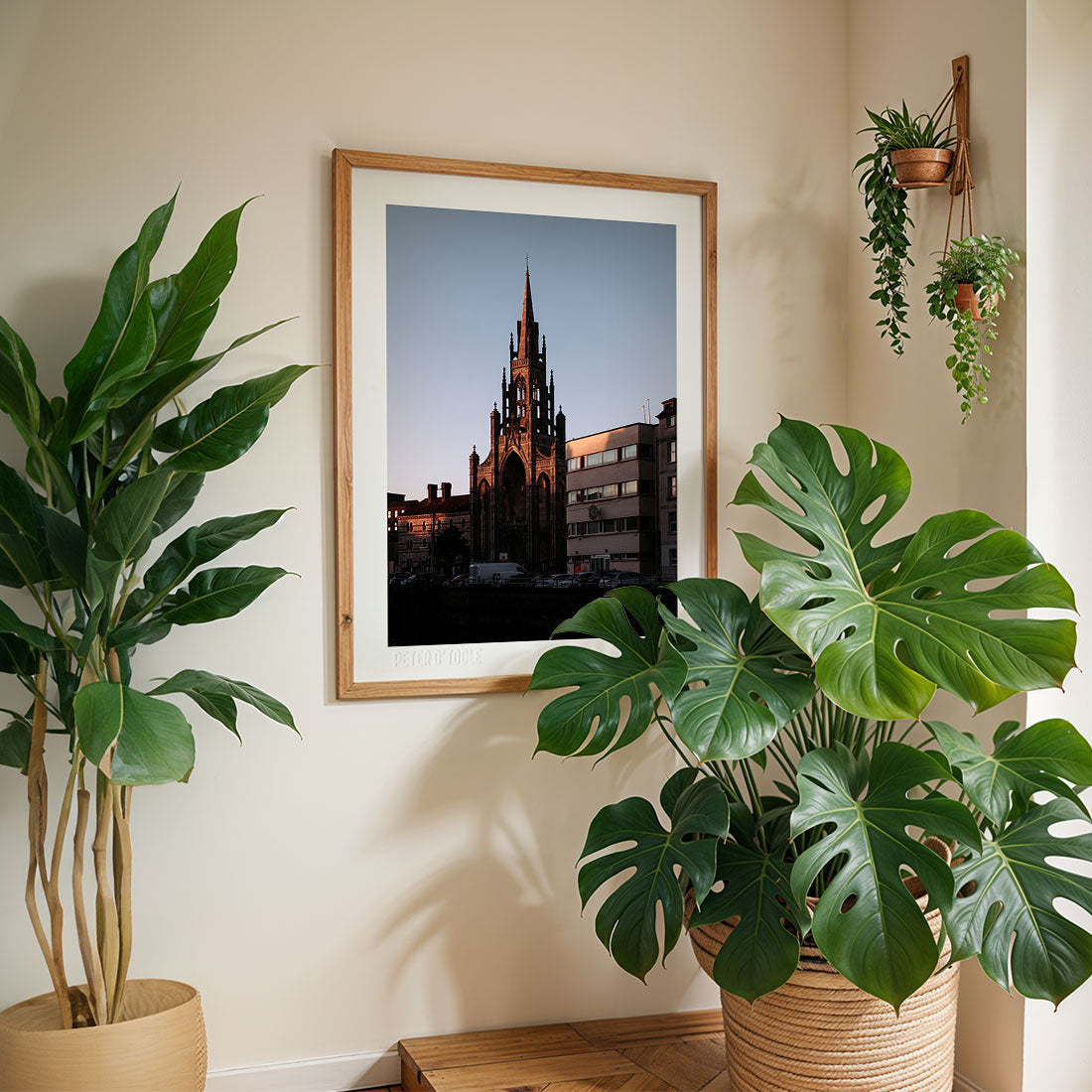 Father Matthew's Quay Last Light Print