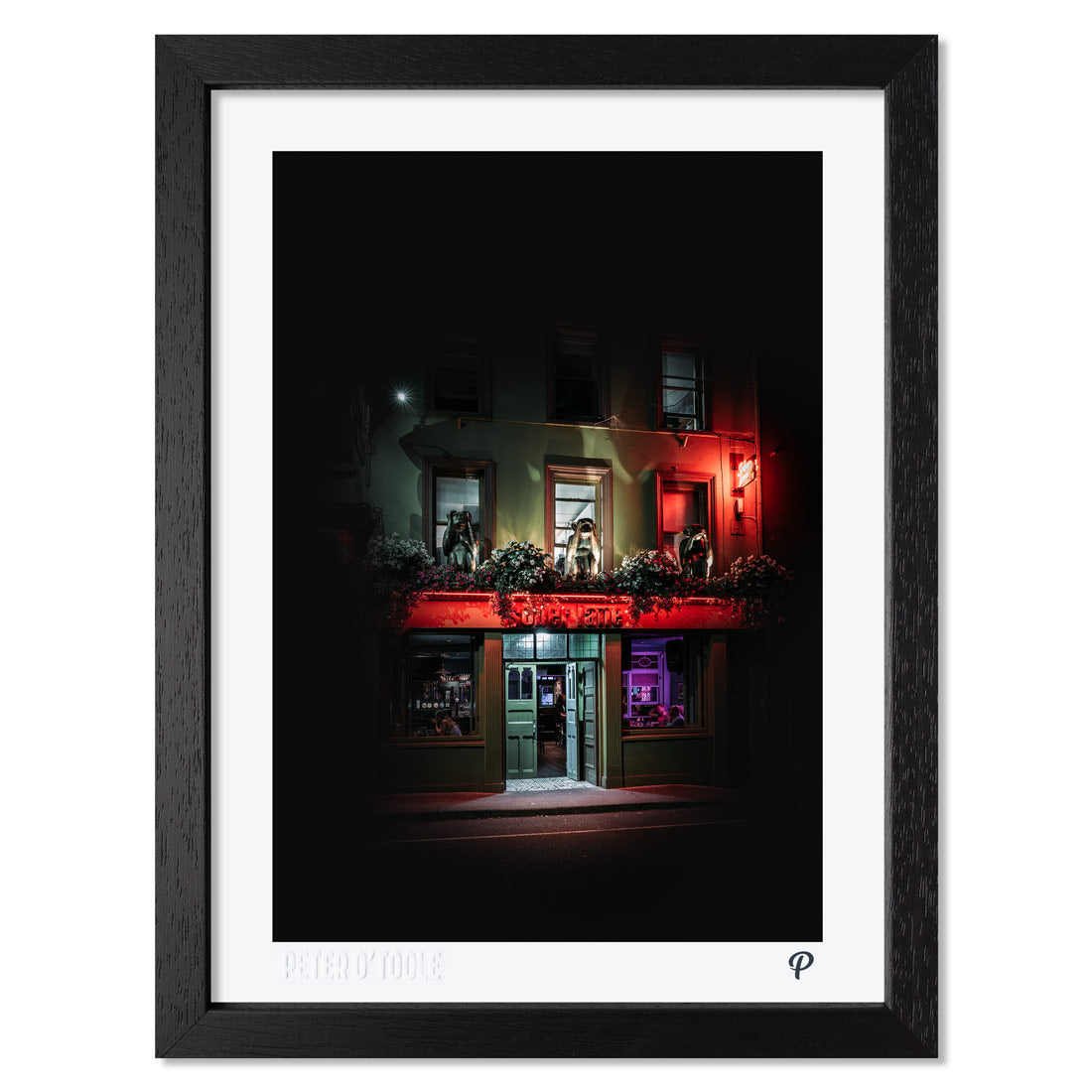 Sober Lane Pub Print (Framed)