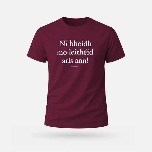 Ní Bheidh Mo Leithéid Arís Ann! - Adults' T-Shirt