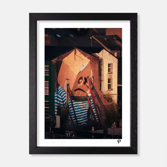 Asbestos Mural on South Main St. Print