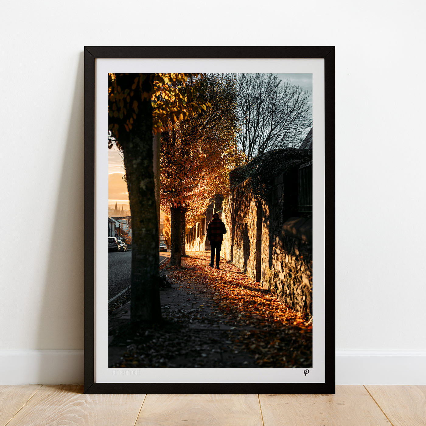 Autumnal Walk on Wellington Print
