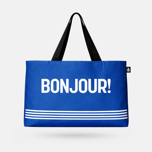 Bonjour! Oversized Tote Bag