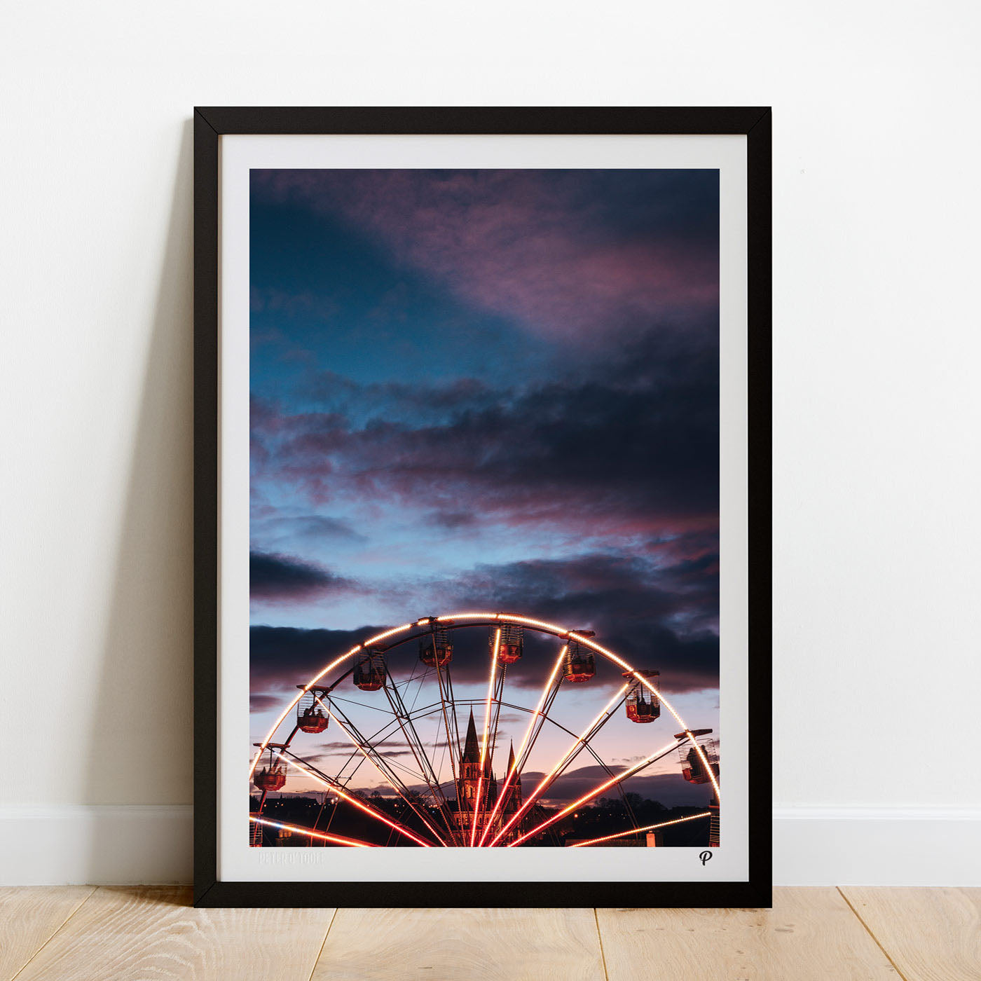 Glowing Around & Around Print