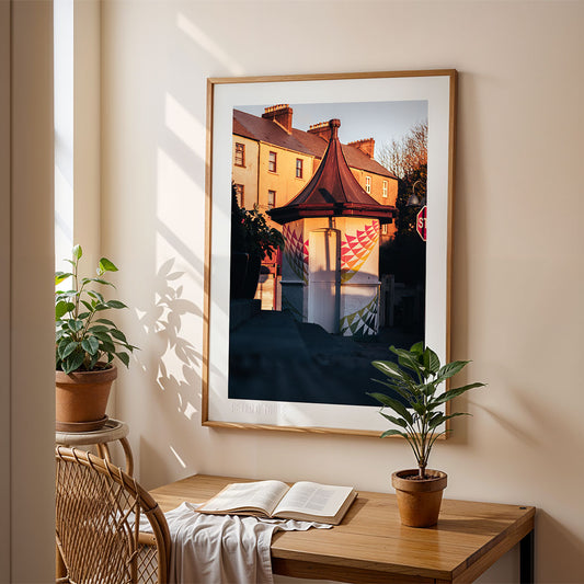 Sunset at the Cross Print