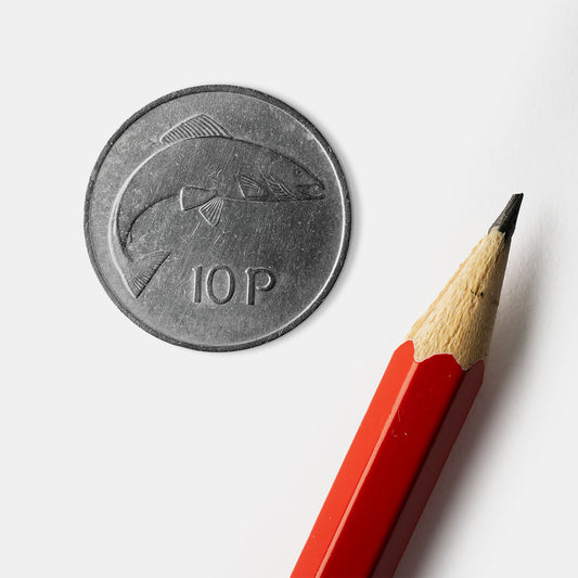 10p Salmon Coin Print (Framed)