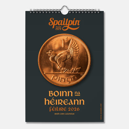 Boinn na hÉireann - Féilire 2026 (Coins of Ireland Calendar 2026)