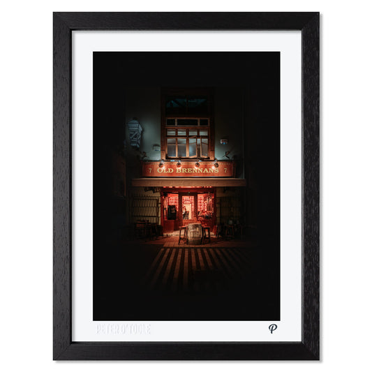 Old Brennan's Pub Print (Framed)