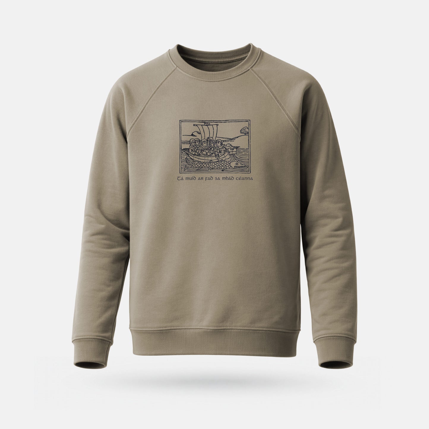 Tá Muid ar Fad sa mBád Céanna - Organic Adults' Sweatshirt
