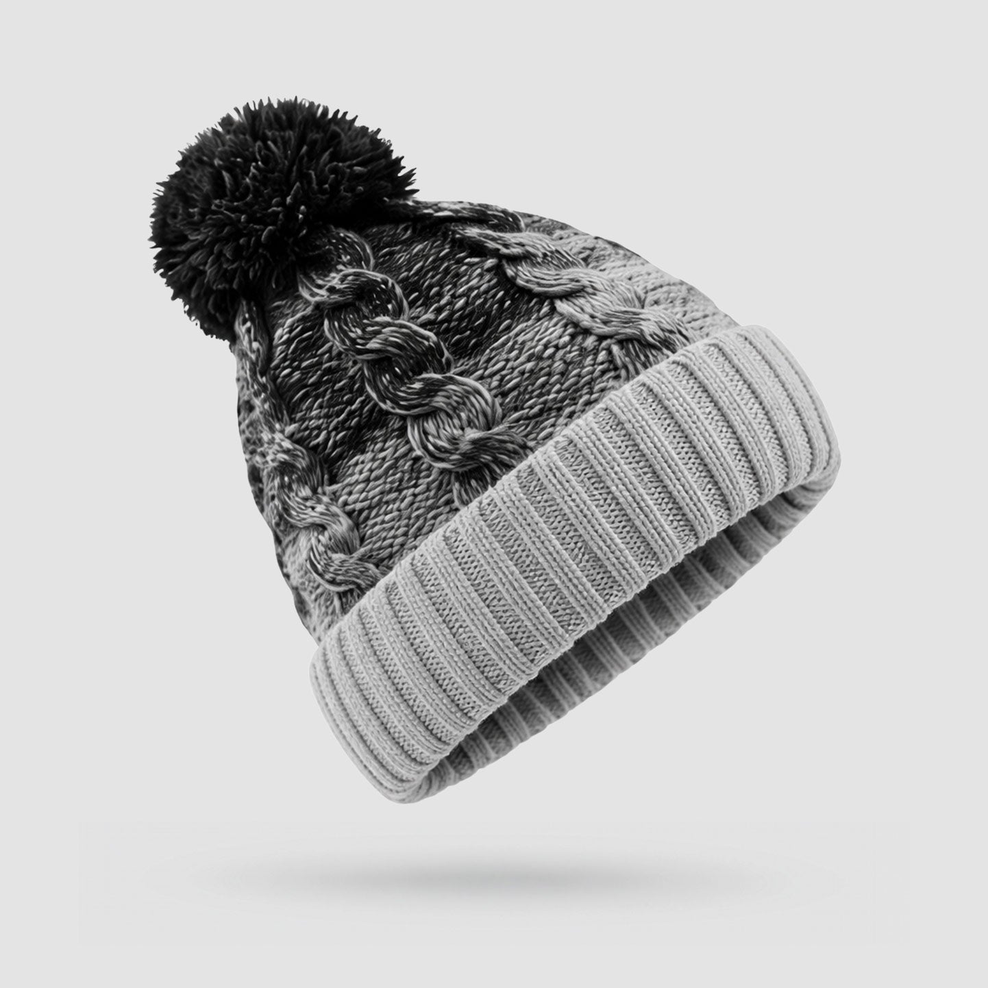 Beechfield Ombré 4 Pom Pom - Beanie
