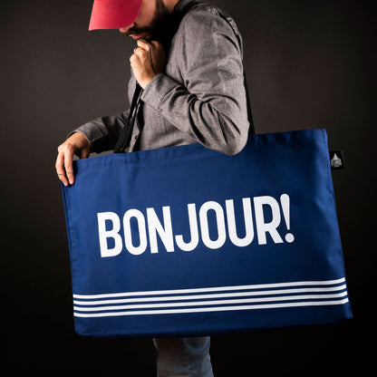 Bonjour! Oversized Tote Bag