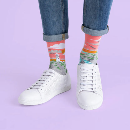 Lighthouses & Cliffs - Socks
