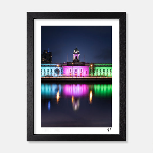 Cork City Hall for Metastatic Breast Cancer Awareness Day Print