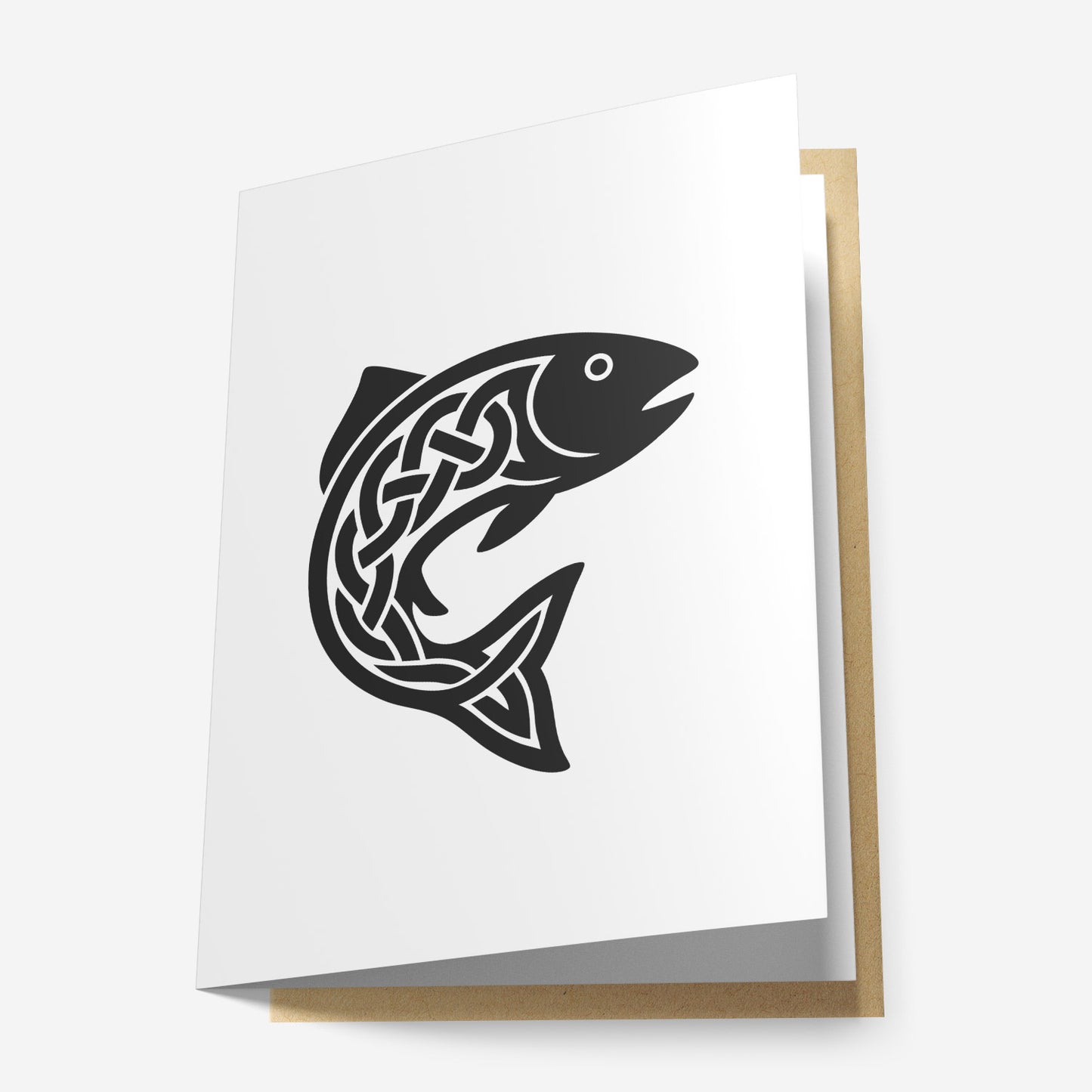 Celtic Salmon Greeting Card