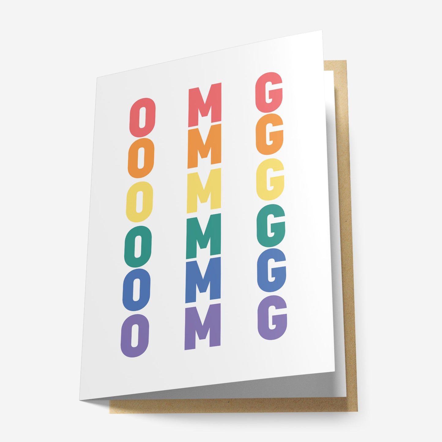 OMG OMG OMG Greeting Card
