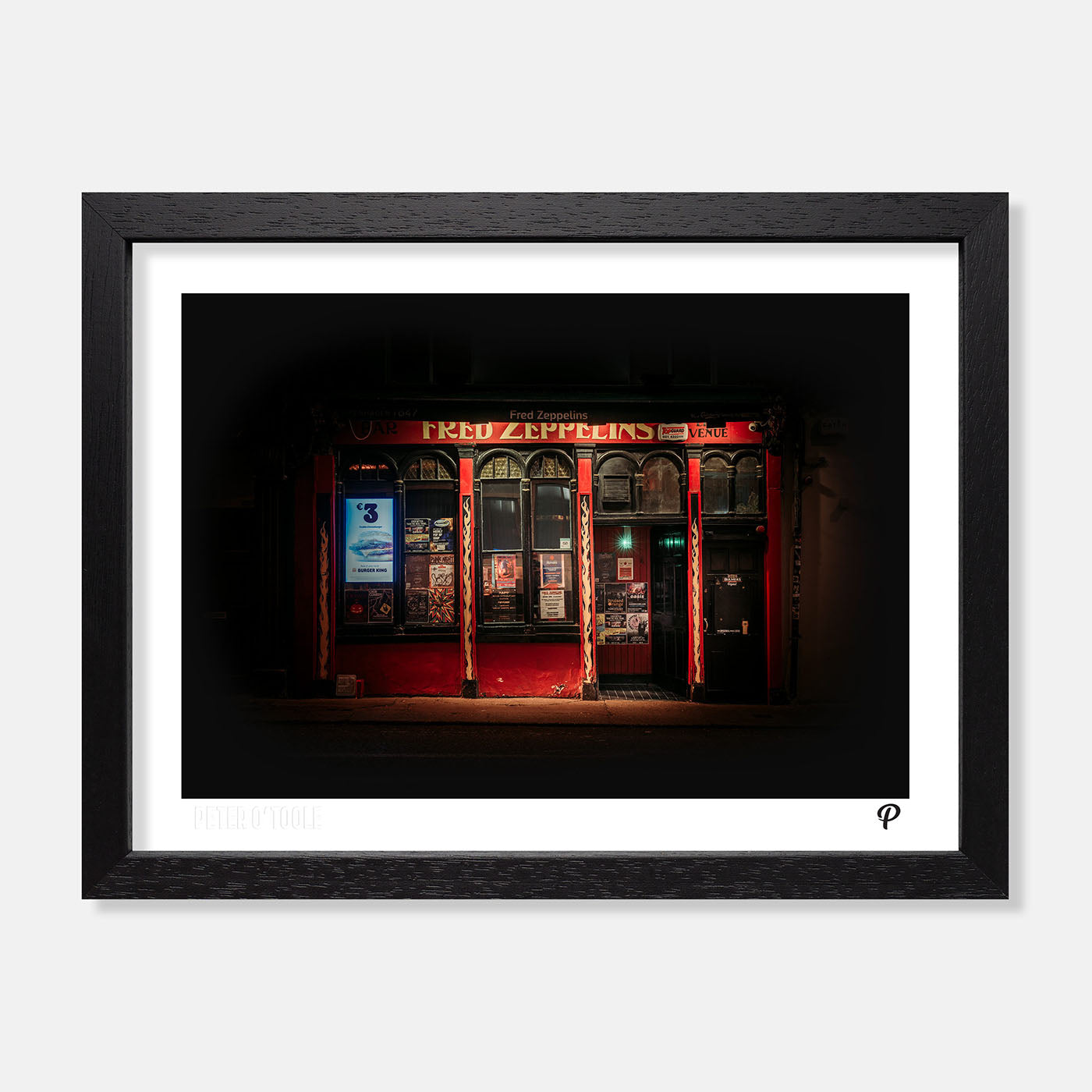 Fred Zeppelins Pub Print