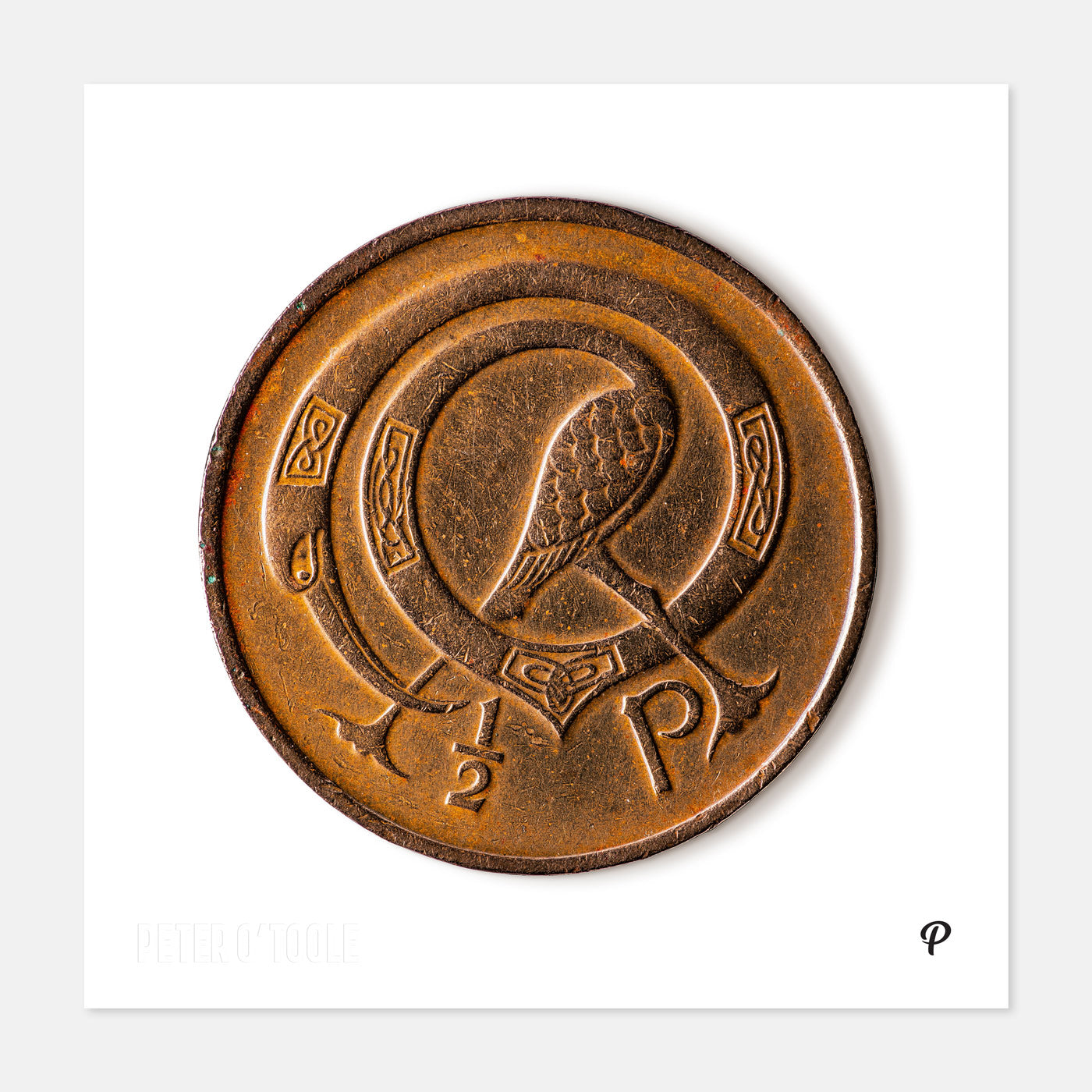 Half Penny Coin Print