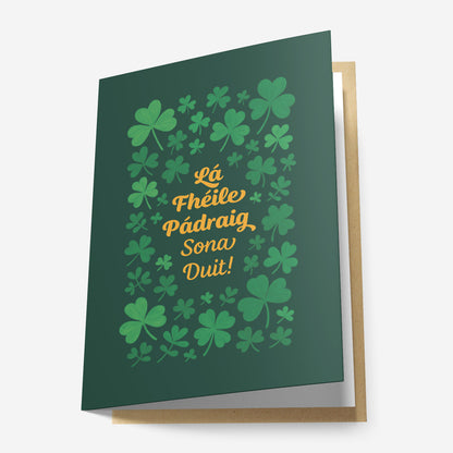 Lá Fhéile Pádraig Sona Duit Greeting Card