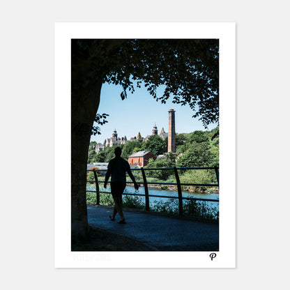 Leisurely Walk Through Lee Fields Print