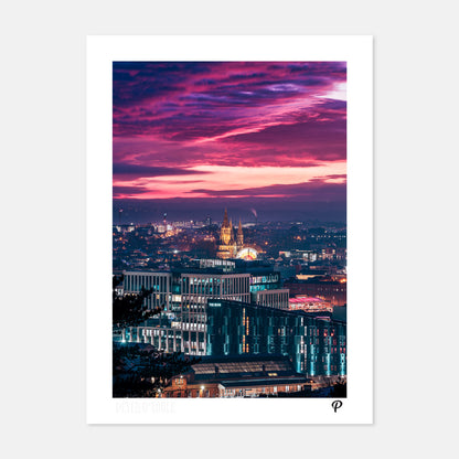 Smouldering Sunset 2021 Print (Portrait)