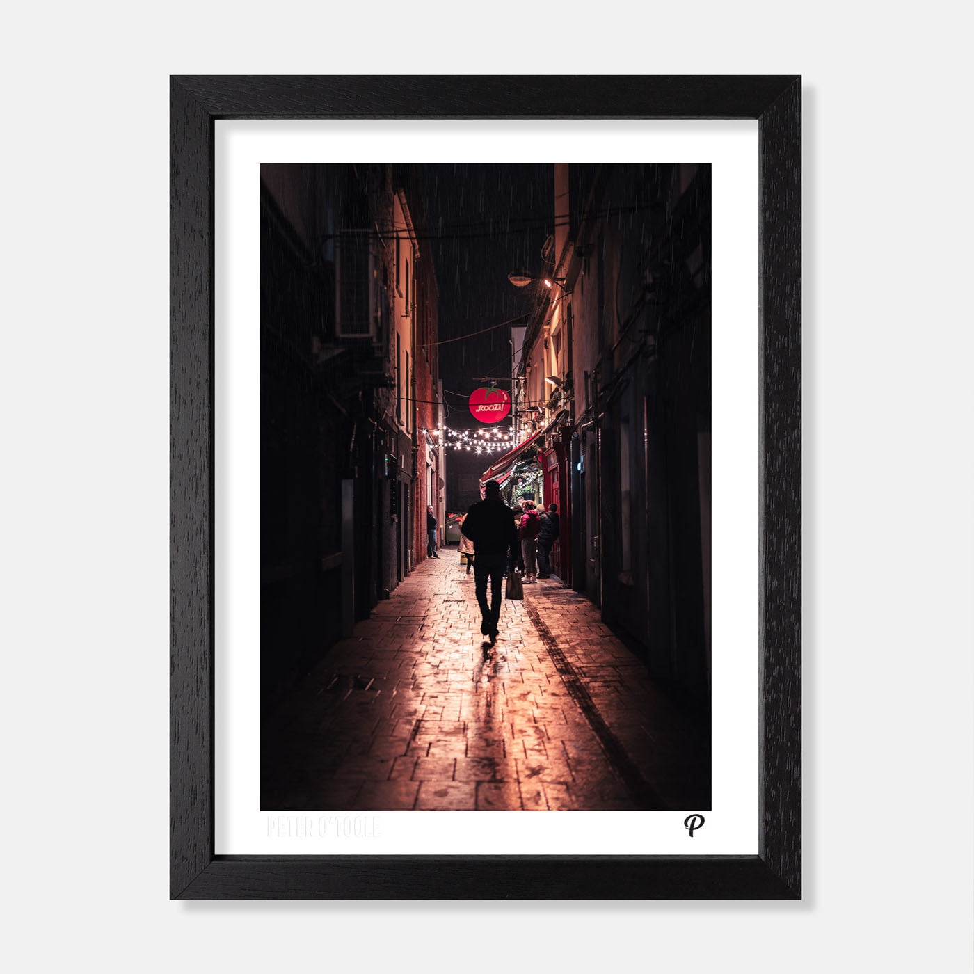 Strolling to Scoozi Print