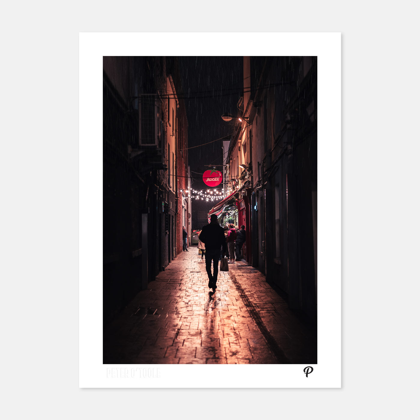 Strolling to Scoozi Print