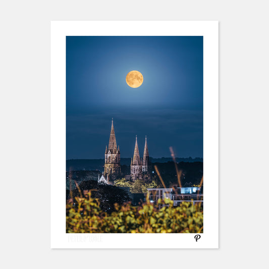 Supermoon Over St. Fin Barre's Cathedral Print