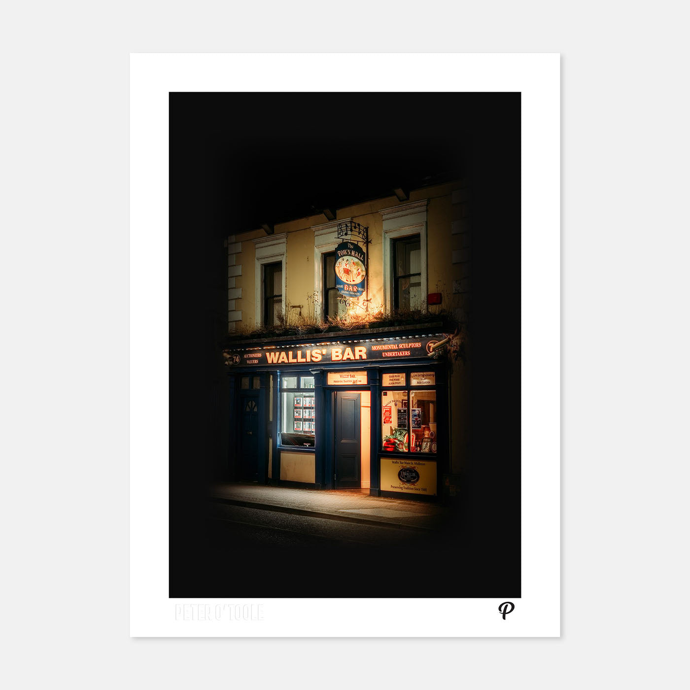 Wallis' Bar Pub Print