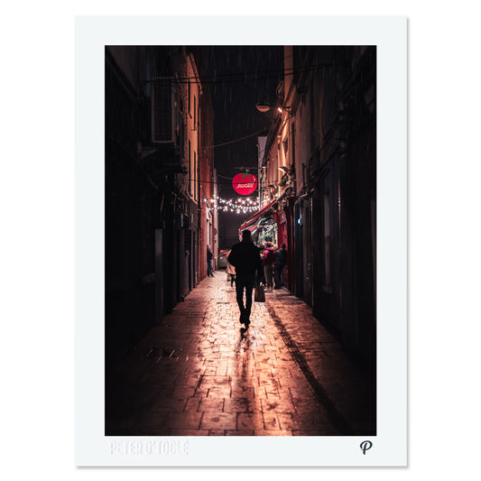 Strolling to Scoozi Print