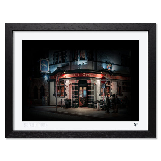 The Oval Pub Print (Framed)